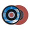Pferd 4-1/2" x 7/8" A.H. POLIFAN Flap Disc - A-COOL SG INOX+ALU, Aluminum oxide, 60 Grit, Flat 62362 - alternate 1